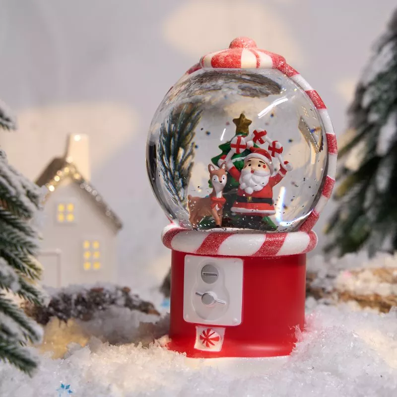 Globo di neve con sfera di cristallo